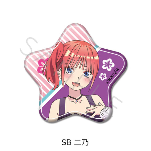 『五等分の花嫁*』第2弾 星型缶バッジ SB 二乃